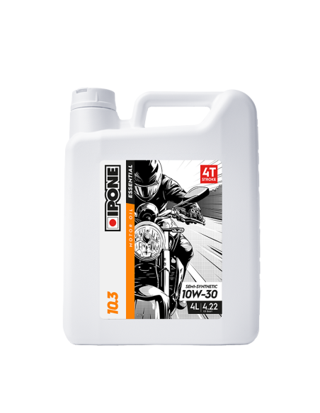 Huile moteur 4T IPONE 10W30 10.3 4 Litres