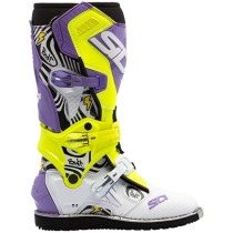 Bottes cross Sidi crossair HD Enduro Billy Bolt Violet Jaune