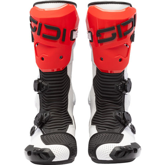 Bottes moto Sidi Mag 2 Air - Blanc Noir Rouge