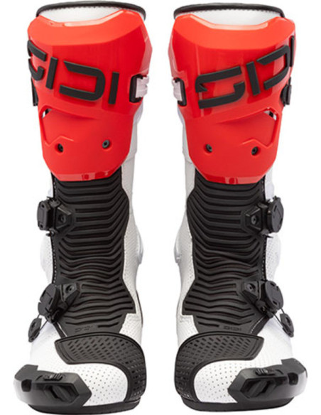 Bottes moto Sidi Mag 2 Air - Blanc Noir Rouge