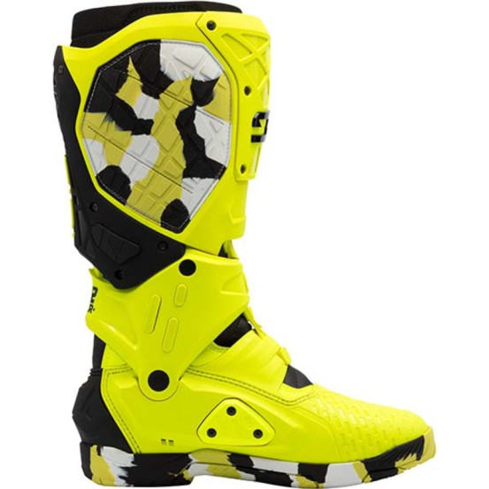Bottes cross Sidi crossair X - Jaune Fluo