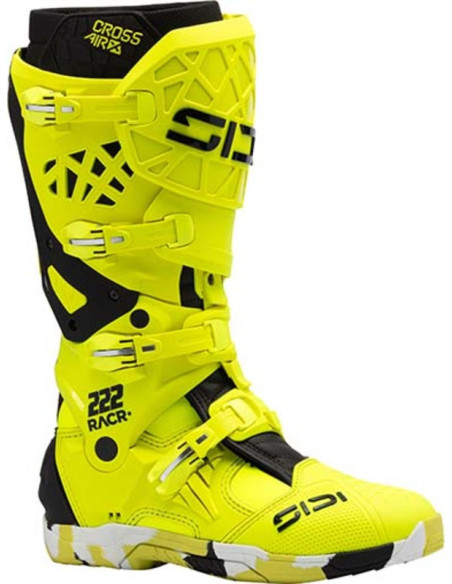 Bottes cross Sidi crossair X - Jaune Fluo