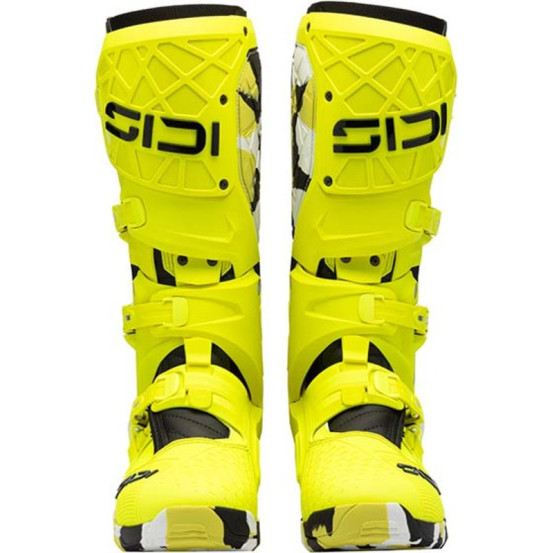 Bottes cross Sidi crossair X - Jaune Fluo