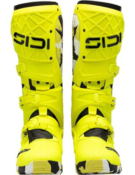 Bottes cross Sidi crossair X - Jaune Fluo