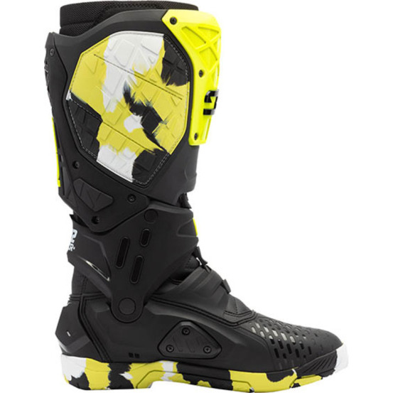 Bottes cross Sidi crossair X - Noir Jaune Fluo