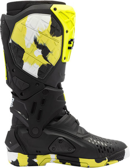 Bottes cross Sidi crossair X - Noir Jaune Fluo