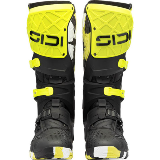 Bottes cross Sidi crossair X - Noir Jaune Fluo