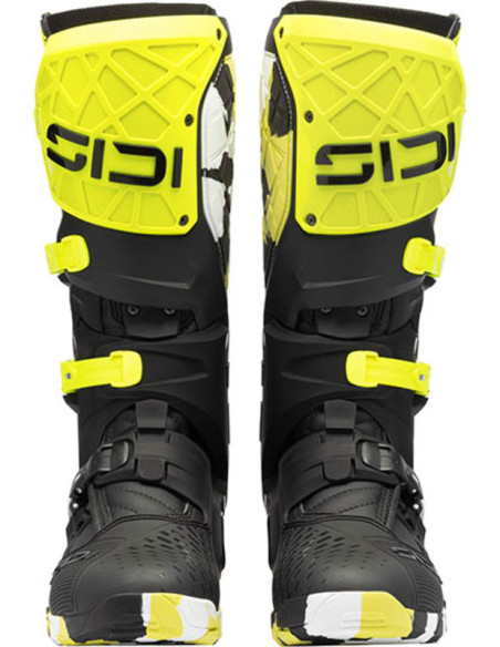 Bottes cross Sidi crossair X - Noir Jaune Fluo