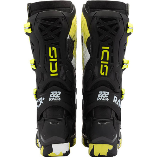 Bottes cross Sidi crossair X - Noir Jaune Fluo
