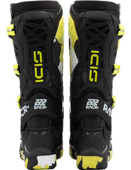 Bottes cross Sidi crossair X - Noir Jaune Fluo
