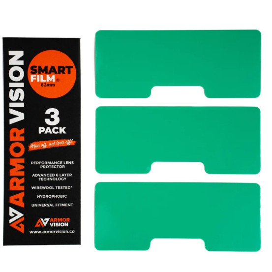 Pack films Hydrophobes ARMOR VISION largeur 62mm x3