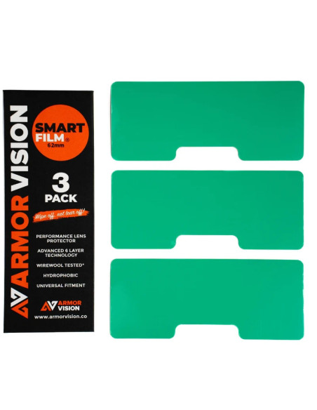 Pack films Hydrophobes ARMOR VISION largeur 62mm x3