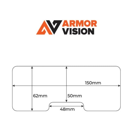 Pack films Hydrophobes ARMOR VISION largeur 62mm x3