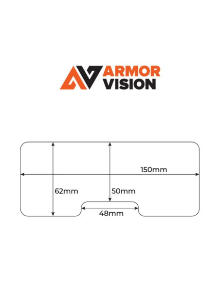 Pack films Hydrophobes ARMOR VISION largeur 62mm x3