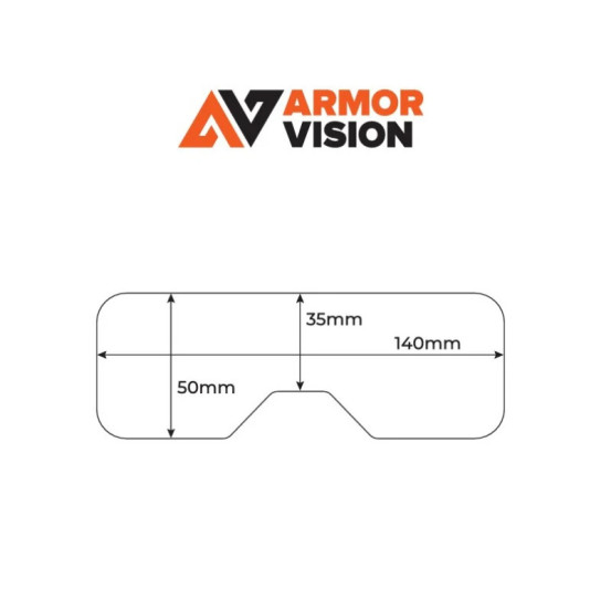 Pack films Hydrophobes ARMOR VISION largeur 36mm x3