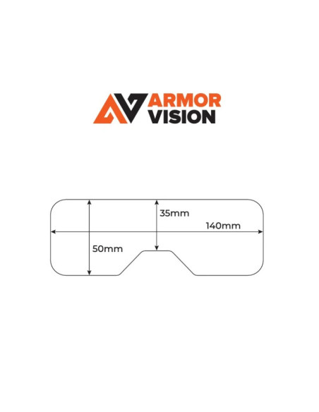 Pack films Hydrophobes ARMOR VISION largeur 36mm x3