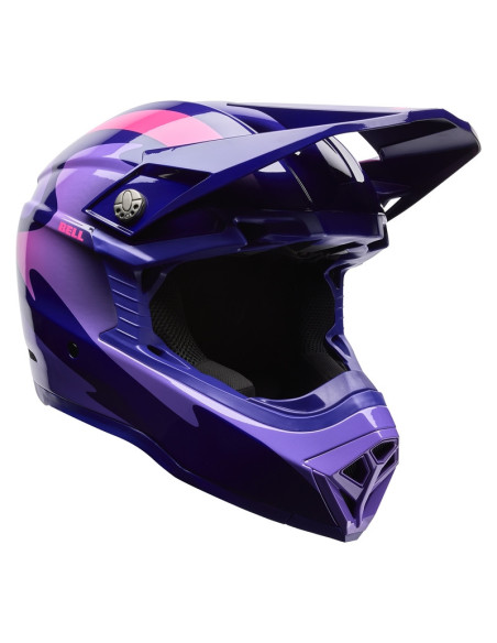 Casque cross BELL Moto-10 Mips Fluid - Violet