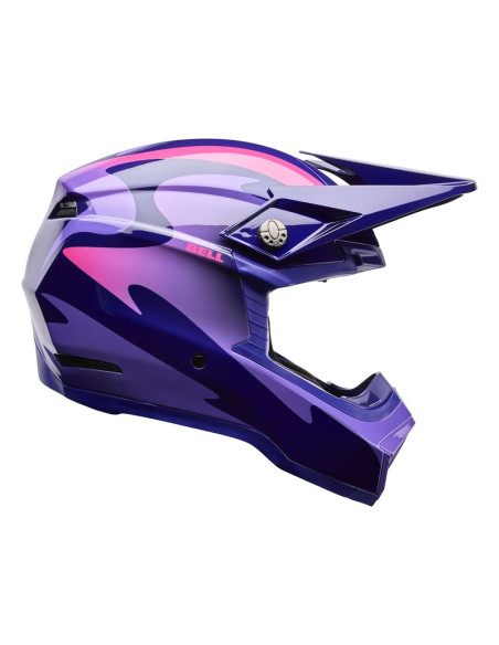 Casque cross BELL Moto-10 Mips Fluid - Violet