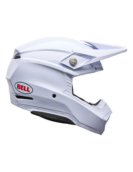 Casque cross BELL Moto-10 Mips Solid - Blanc