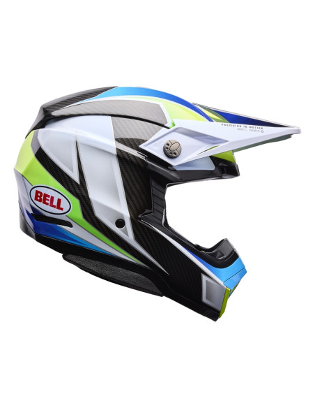 Casque cross BELL Moto-10 Spherical Grid - Blanc