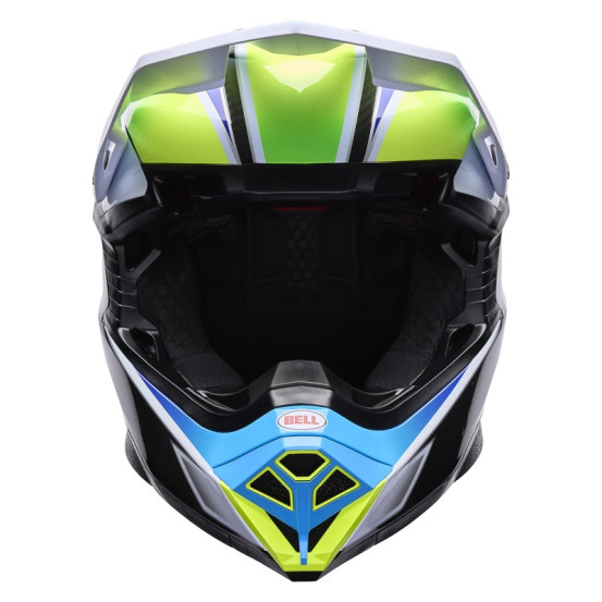 Casque cross BELL Moto-10 Spherical Grid - Blanc
