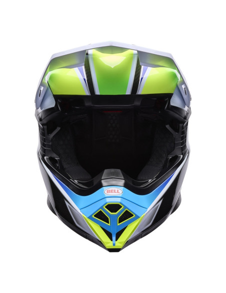Casque cross BELL Moto-10 Spherical Grid - Blanc