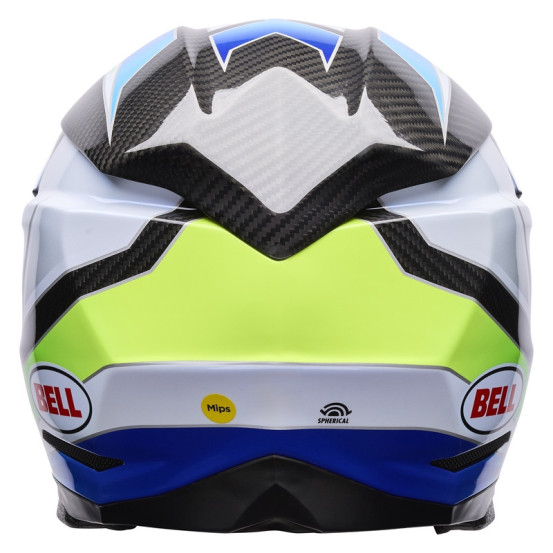 Casque cross BELL Moto-10 Spherical Grid - Blanc