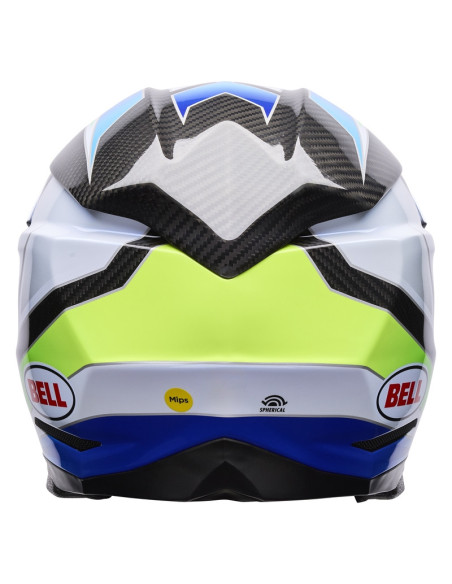 Casque cross BELL Moto-10 Spherical Grid - Blanc