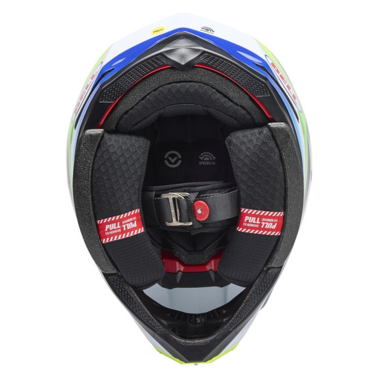 Casque cross BELL Moto-10 Spherical Grid - Blanc
