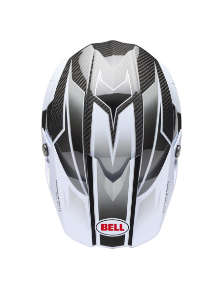 Casque cross BELL Moto-10 Spherical Grid - Gris