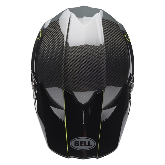 Casque cross BELL Moto-10 Spherical Strike - Jaune