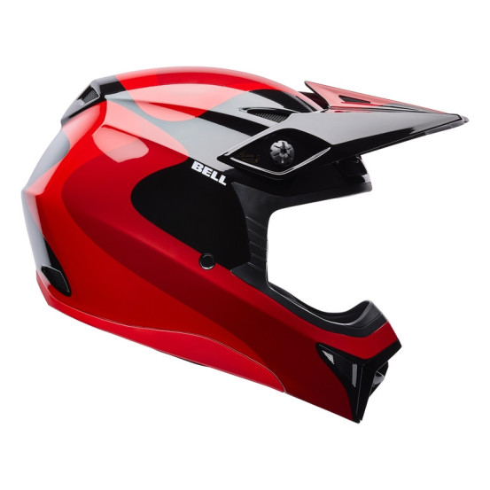 Casque cross BELL MX-10 Mips Wave - Rouge
