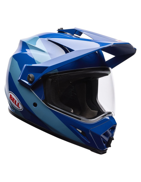 Casque cross BELL MX-9 Adventure Mips Motion - Bleu