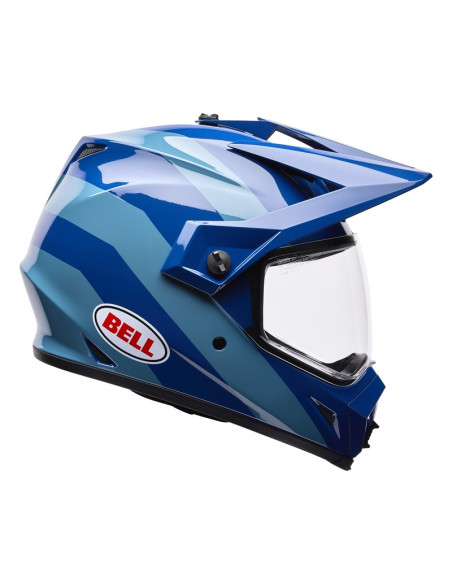 Casque cross BELL MX-9 Adventure Mips Motion - Bleu