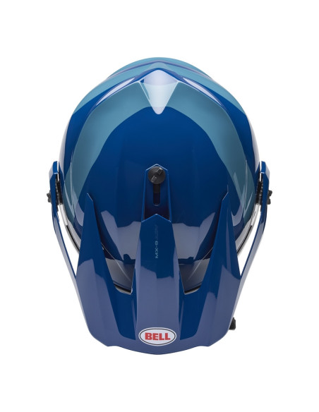 Casque cross BELL MX-9 Adventure Mips Motion - Bleu