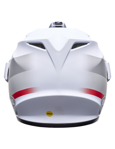 Casque cross BELL MX-9 Adventure Mips Trail - Blanc