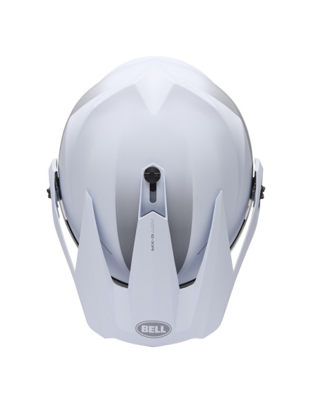 Casque cross BELL MX-9 Adventure Mips Trail - Blanc