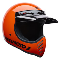 Casque moto intégral BELL Moto-3 Classic - Orange