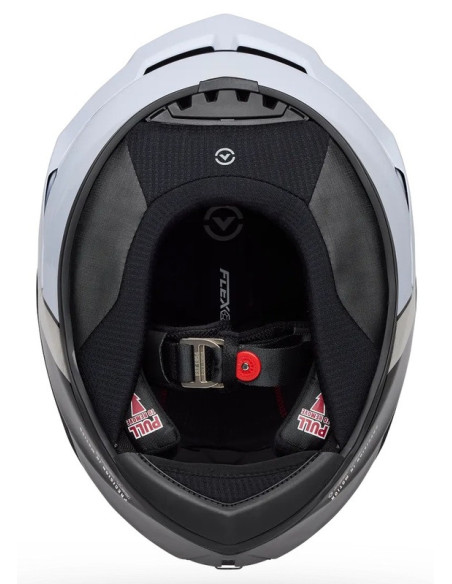Casque moto intégral BELL Race Star DLX Flex Strike - Argent