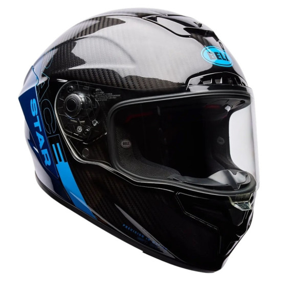 Casque moto intégral BELL Race Star DLX Flex Strike - Bleu