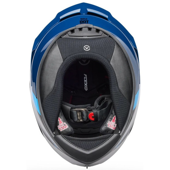 Casque moto intégral BELL Race Star DLX Flex Strike - Bleu