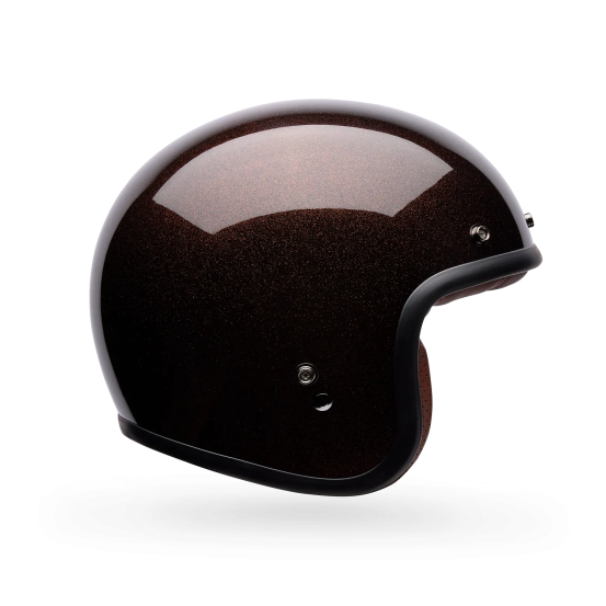 Casque moto jet BELL Custom 500 Flake - Marron