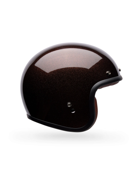 Casque moto jet BELL Custom 500 Flake - Marron