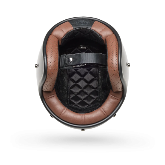 Casque moto jet BELL Custom 500 Flake - Marron
