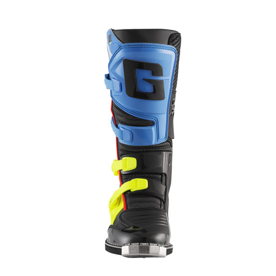 Bottes cross enfant Gaerne GXJ - Noir Bleu Jaune Fluo