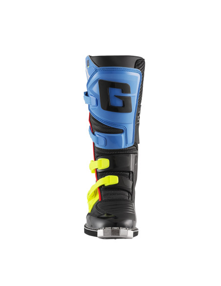 Bottes cross enfant Gaerne GXJ - Noir Bleu Jaune Fluo