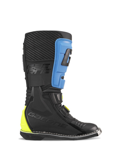 Bottes cross enfant Gaerne GXJ - Noir Bleu Jaune Fluo