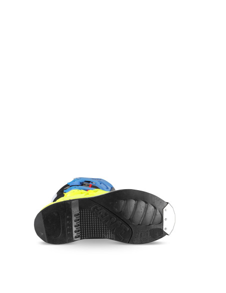 Bottes cross enfant Gaerne GXJ - Noir Bleu Jaune Fluo