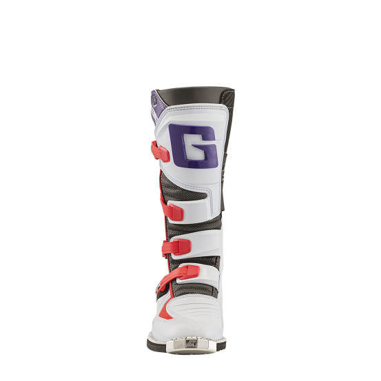 Bottes cross enfant Gaerne GXJ - Blanc Rouge Violet