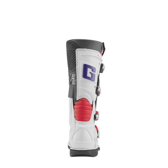 Bottes cross enfant Gaerne GXJ - Blanc Rouge Violet